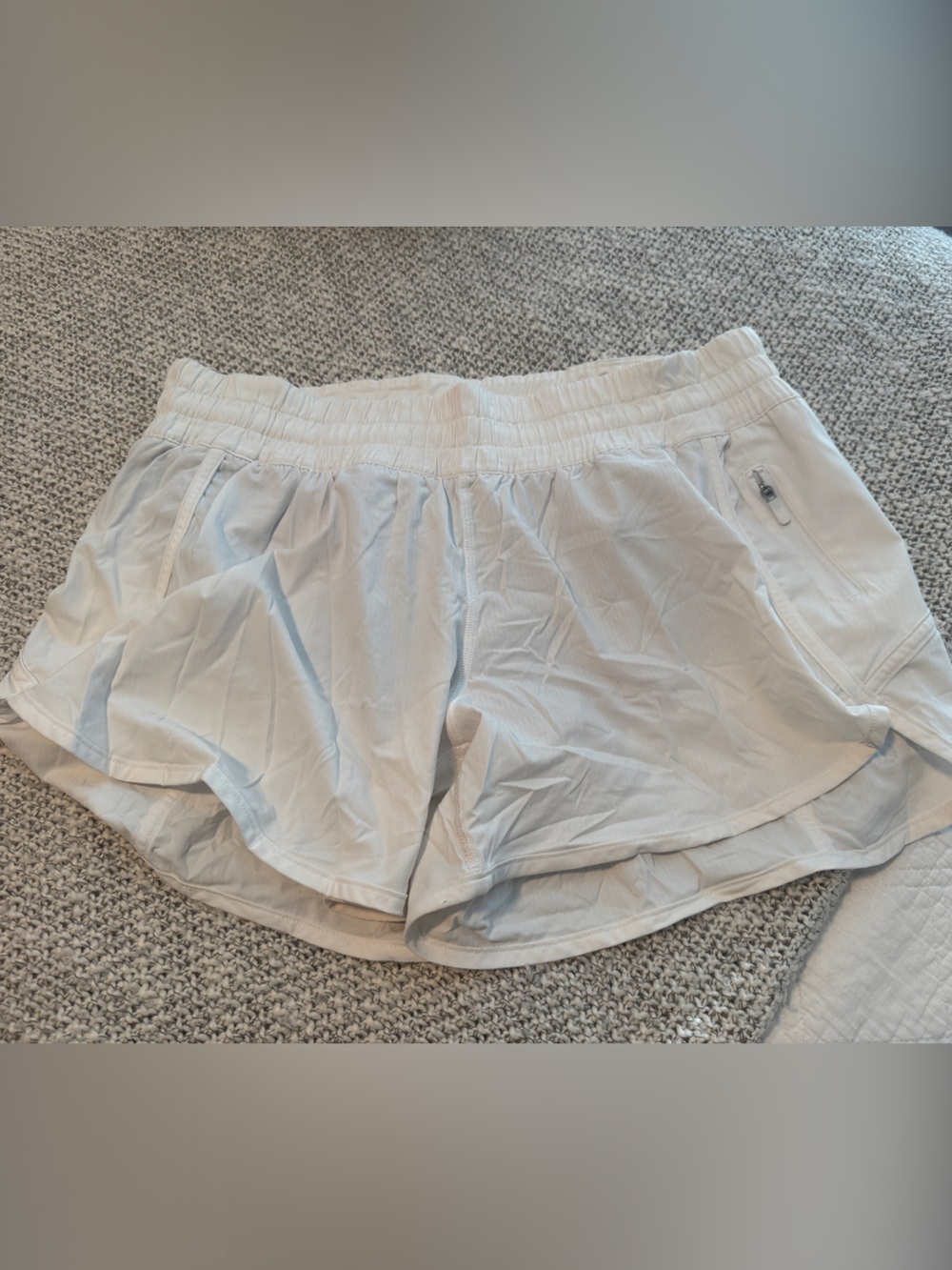 lululemon athletica White Athletic Running Shorts